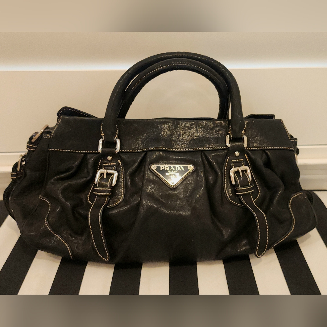 Black Leather SatchelReal Leather